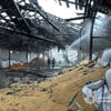 Росія дронами вдарила по зерносховищу на Чернігівщині (фото)
