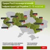 Росія обстріляла енергетичну інфраструктуру вже 11 областей. Куди долетіли ракети і дрони. Інфографіка Forbes