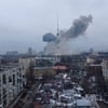 Россия обстреляла ракетами Киевскую телебашню. Башня устояла (обновлено)