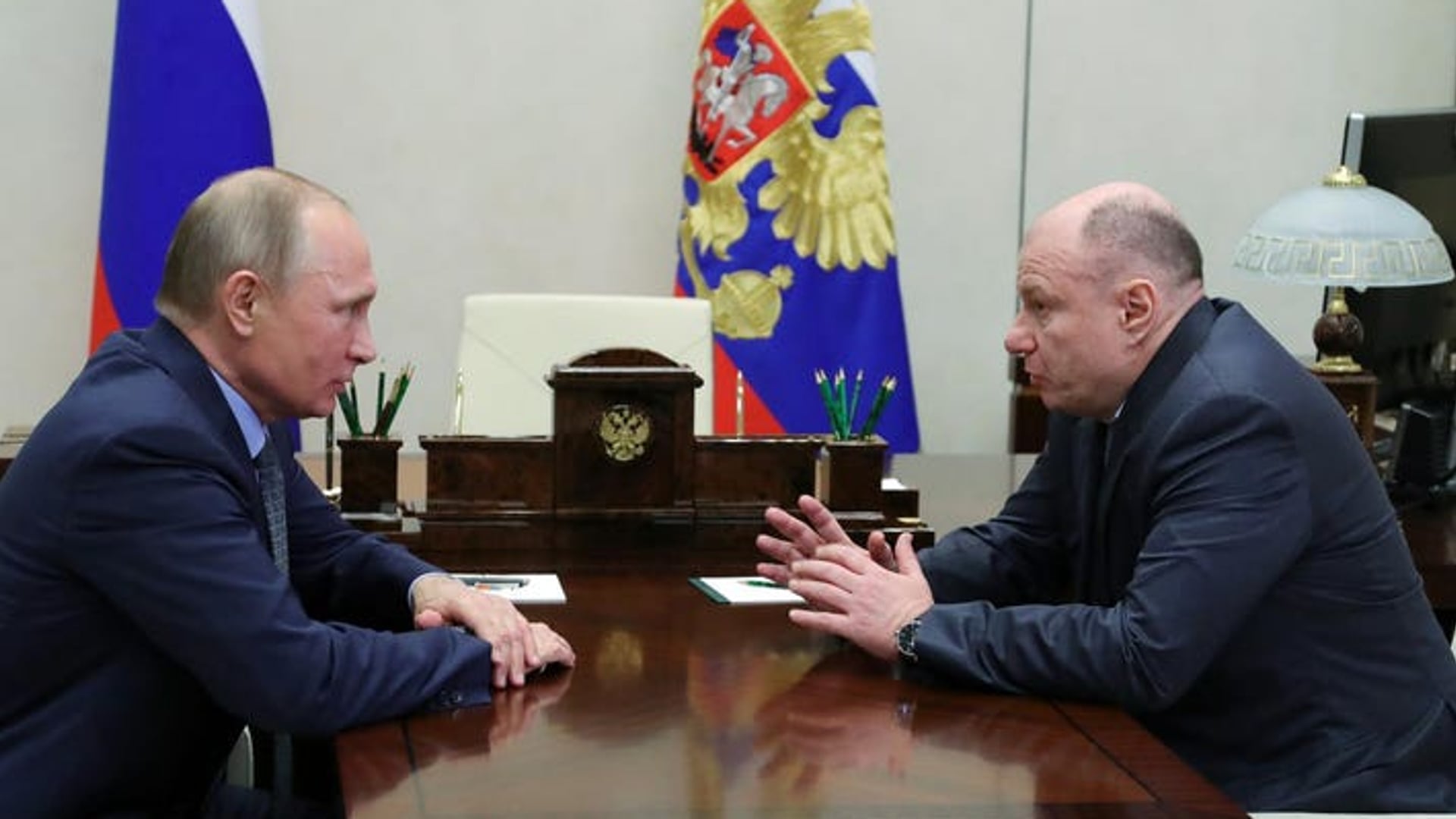 Володимир Путін і Володимир Потанін