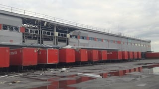 Россия атаковала логистический центр «Новой почты» в Днепре (фото)