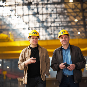 Засновники CKS Михайло Штомпель і Віктор Панасюк /Из персонального архива