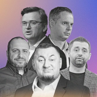 На фото, верхній ряд:  Дмитро Кулеба, Ростислав Шурма. Нижній ряд: Рустем Умєров, Олександр Герега і Давид Арахамія. /коллаж Анастасия Решетник