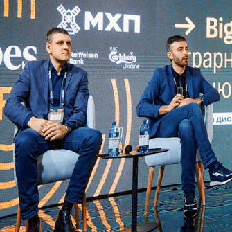 Володимир Славінський, Сергій Доброгорський, Алекс Ліссітса, Світлана Нікітюк і Данило Білак /Антон Забельский для Forbes Ukraine