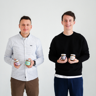 Співзасновники «ТОМ» Михайло Бойко і Тарас Фітьо /з особистого архіву