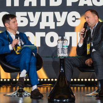 Редактор-засновник Forbes Ukraine Володимир Федорін та засновник групи компаній UPG Володимир Петренко /Forbes