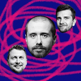 Артем Бородатюк, засновник групи компаній Netpeak Group, Олександр Смірнов, співласника Tabasco, Кирило Сигида, співзасновник компанії Reface, Zibra та Pawa. Фото надані пресслужбами героїв. Колаж Анна Наконечна