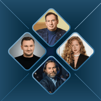 Максим Войтович, Володимир Лемперт, Ростислав Вовк, Анна Октябрь. /колаж Анастасія Шишенок