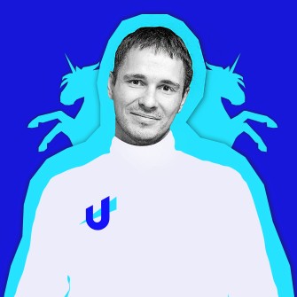 Богдан Гусєв, співзасновник Unstoppable Domains. Стартап продає сайти для децентралізованого інтернету. Колаж Олександра Карасьова /Олександр Чекменьов