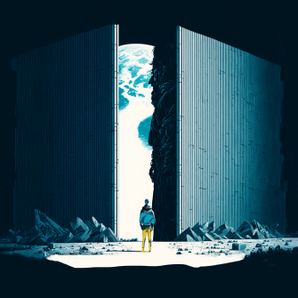 Развитие метавселенных, безумный рост производительности и ИИ. Как успеть за миром послезавтра | Мнение Владимира Федорина /Мария Шарлай с помощью ИИ MidJorney