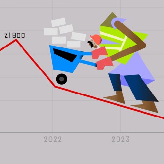 Мігранти /ілюстрація Ілля Колесник для Forbes Ukraine
