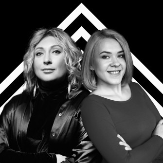 Вікторія Тігіпко, керуюча партнерка венчурного фонду TA Ventures і Вікторія Рєпа, співзасновниця стартапу BetterMe. Фото з особистих архівів / Shutterstock / Ілюстрація Анна Наконечна