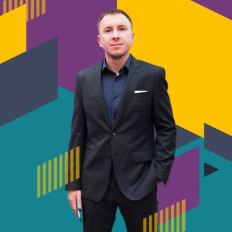 Дмитро Запорожець, співзасновник GitLab. Фото: STANLEY HU / Ілюстрація: Shutterstock / Анна Наконечна