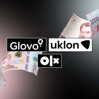 Що змінить податок для Uber, Glovo та OLX? /колаж Анастасія Решетнік