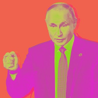 Президент Росії Володимир Путін заперечує можливість нападу на Україну. /ілюстрація Getty Images / Анна Наконечна