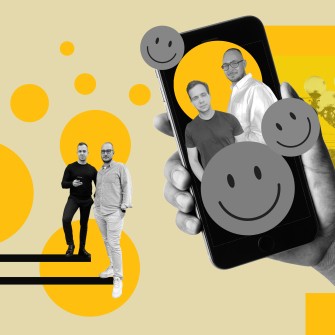 Київський стартап Salo заснований білорусами Бахрамом Ісмаїловим,30, та Павлом Рудковським, ,30. Фото Creative & Tech Online Institute Projector та з особистих архівів. Колаж: Анна Наконечна