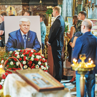 5 августа состоялась церемония прощания с основателем компании «Нибулон» Алексеем Вадатурским. /Антон Забельский для Forbes Украина