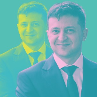 Владимир Зеленский, президент Украины. 
Иллюстрация Shutterstock/Анна Наконечная