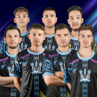 Склад Monte. Верхній ряд зліва направо: Шимон kRaSnaL Мрожек, Сергій DemQQ Демченко, Мохаммад Boros Малхас. Нижній ряд зліва направо: Сергій Imbt Бежанов, Олександр br0 Бро, Віктор sdy Оруджев, Володимир Woro2k Велетнюк /предоставлено пресс-службой