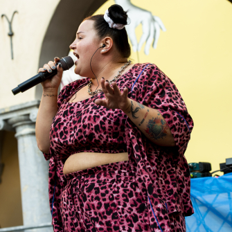 Певица alyona alyona выступает на фестивале Ypsigrock в Кастельбуоно /Getty Images