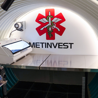 «Метінвест» побудував підземний шпиталь на лінії фронту за 20 млн грн (фото)