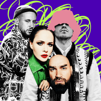 Monatik, The HARDKISS, Олег Псюк, Kalush Orchestra /Коллаж Анна Наконечная