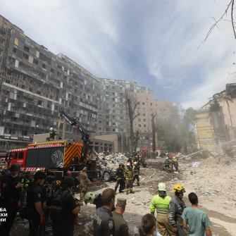 В Киеве продолжается ликвидация последствий обстрелов РФ /Пресслужба СБУ