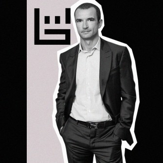 Олександр Орлов, власник Bulldozer Group. Фото Splendid Agency. Логотип сайту Bulldozer Group. Колаж Анна Наконечна