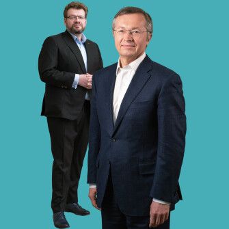 Петро Чернишов та Олександр Писарук. /Олександр Чекменьов