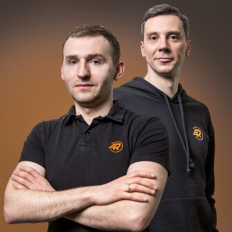 Станіслав Дмитрик і Олексій Юхимчук, засновники сервісу доставки Rocket. /Наталля Кравчук