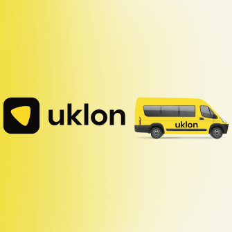 Сервіс таксі Uklon запускає автобусні перевезення, автобус «Київ – Варшава» /колаж Анастасія Кононова