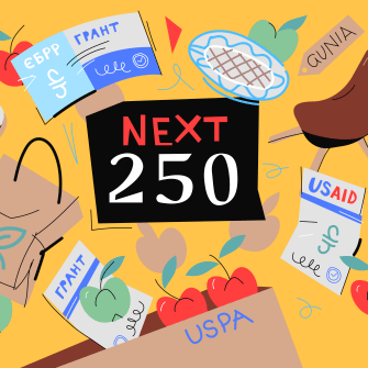 «Это не для того, чтобы закрыть кассовый разрыв». Что нужно знать о грантовых программах, которые доступны украинскому бизнесу. Опыт компаний из списка Next250, привлекших деньги от USAID /иллюстрация Илья Колесник для Forbes Украина