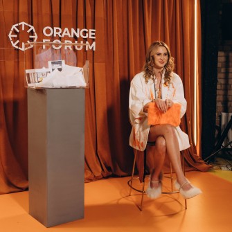 Аніта Соловей закриває Orange Camp /из личного архива