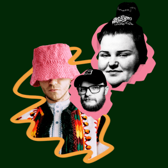 Олег Псюк (Kalush), Владимир Самолюк (Skofka) и Alyona Alyona /Коллаж Анна Наконечная