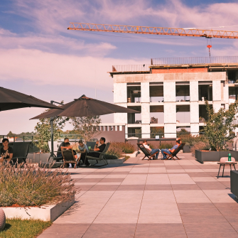 Тераса офісу компанії Intellias /Анна Наконечна