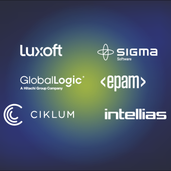 Виторг EPAM, GlobalLogic, Luxoft /колаж Аліна Кохан