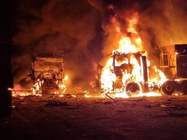 Росія пошкодила зернові склади та ємності для олії під час нічної атаки на Рені та Ізмаїл (фото) /Фото 3