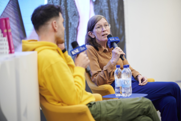 Барбара Окли в Киеве /предоставлено пресс-службой KSE