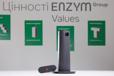 Відеоконференції майбутнього: досвід команди Enzym Group у використанні обладнання Logitech на масштабному таунхолі /Фото 7