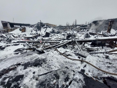 M-TAC после ракетного обстрела