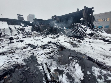 M-TAC после ракетного обстрела