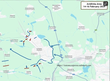 Авдеевка, карта