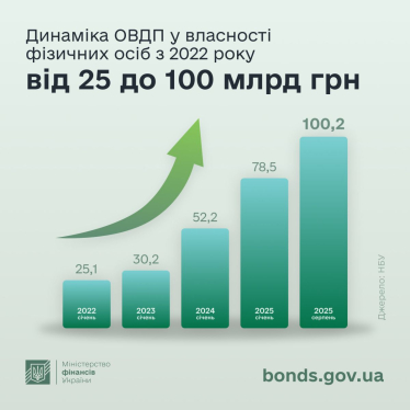 Інвестиції українців в ОВДП перевищили 100 млрд грн /Фото 1