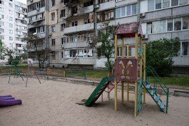 Фото наслідків обстрілу Києва