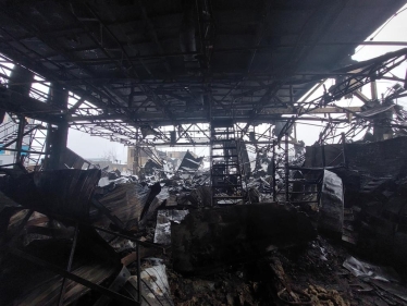 M-TAC после ракетного обстрела