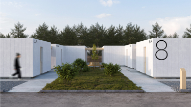 Архитектор Слава Балбек основал волонтерский штаб и создал систему временного жилья для переселенцев. Как устроен его фронт борьбы /Фото 2