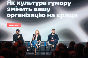 Сергій Чирков, стендап-комік, військовослужбовець, Оксана Журовіч, CEO OMD Optimum Media, Сергій Коваленко, СЕО Yasno