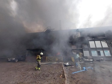 M-TAC после ракетного обстрела