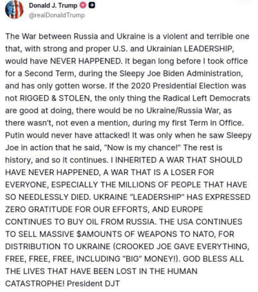 Мирний план. Трамп: Схоже, щось добре може статися (хроніка) /Фото 5