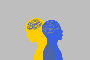 Ілюстрація на тему ментального здоровʼя /Колаж Анна Наконечна